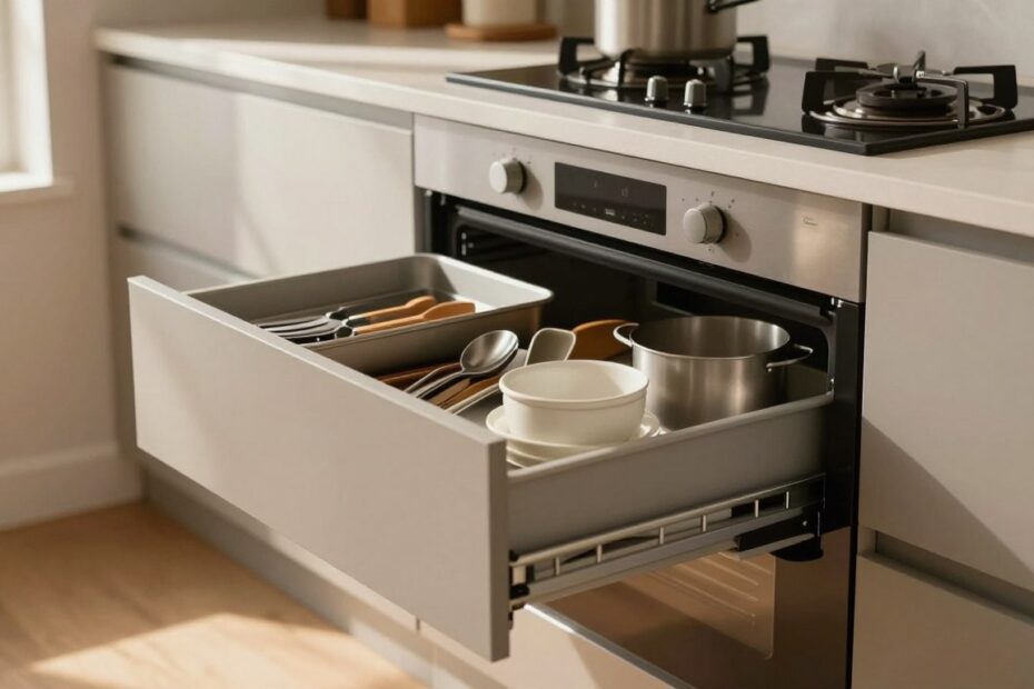 Do czego służy szuflada pod piekarnikiem