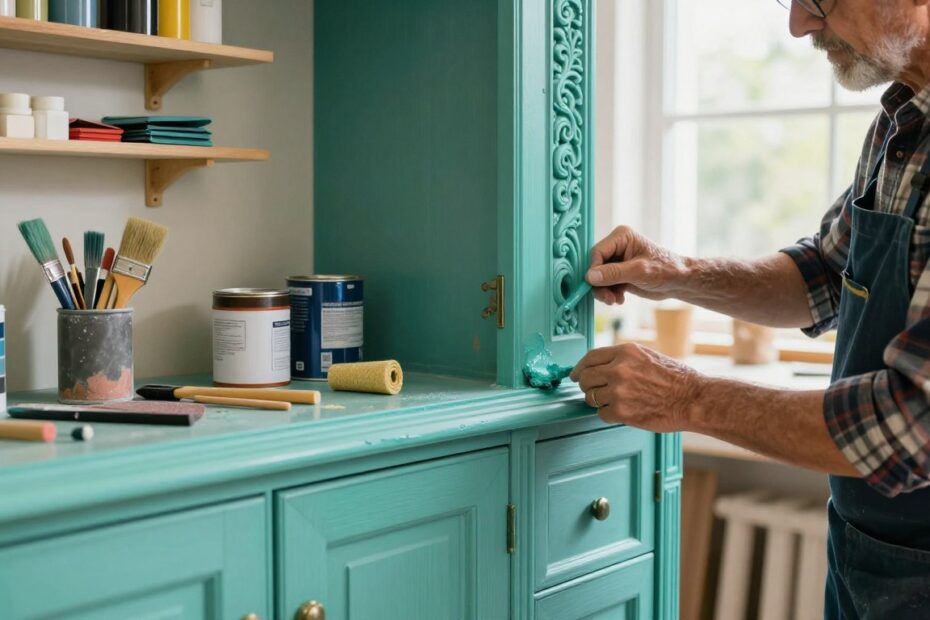 Jak odnowić starą szafę