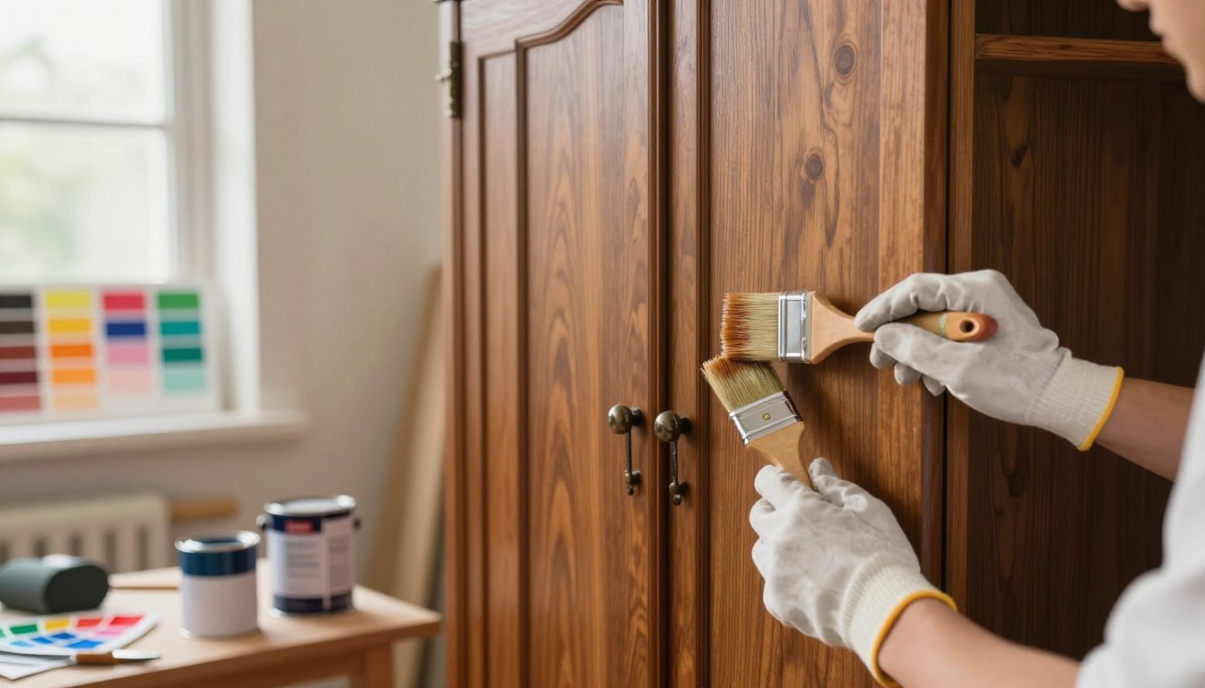 Jak odnowić starą szafę z okleiny