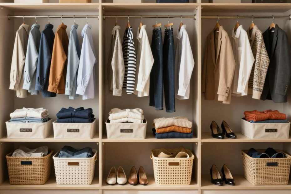Jak układać rzeczy w szafie
