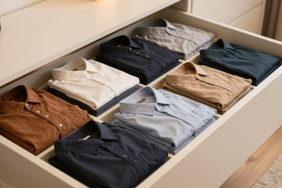 Jak układać ubrania w szufladach