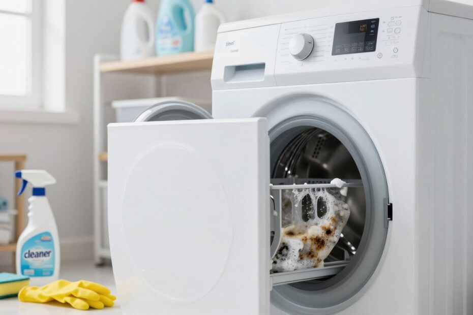 Jak wyczyścić szufladę w pralce