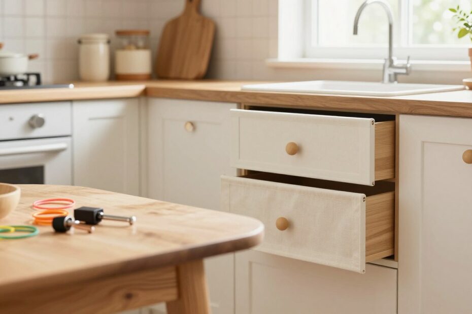 Jak zabezpieczyć szuflady przed dzieckiem – domowe sposoby