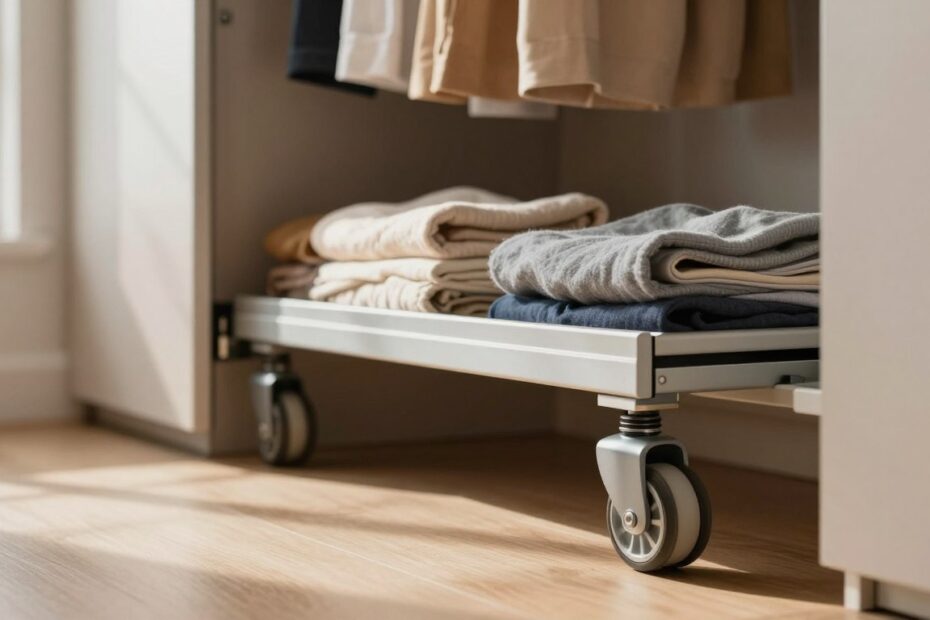 Jak zamontować rolki do szafy przesuwnej