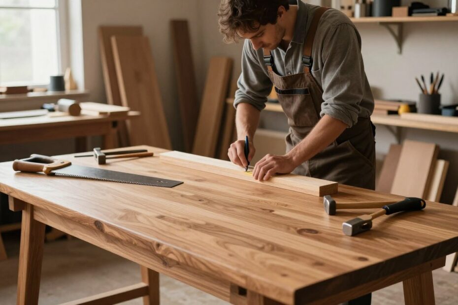 Jak zrobić stół drewniany