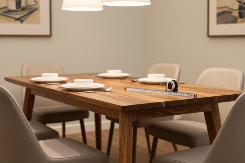 Jaka wysokość stołu jadalnego