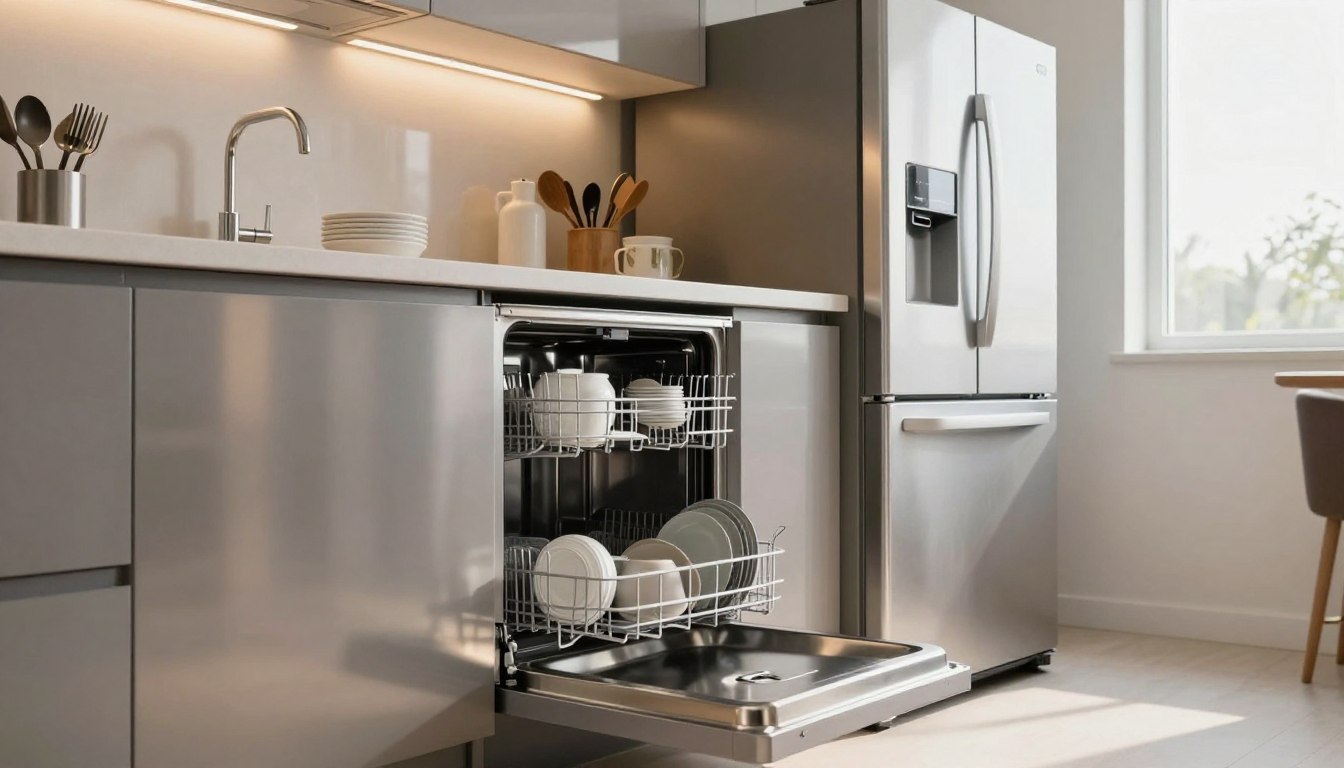 Czy zmywarka może stać koło lodówki