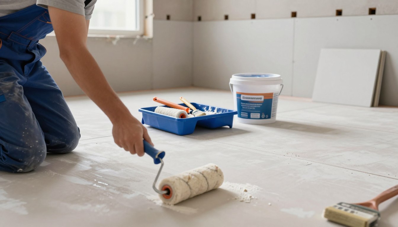 Czym gruntować płyty gipsowe pod płytki