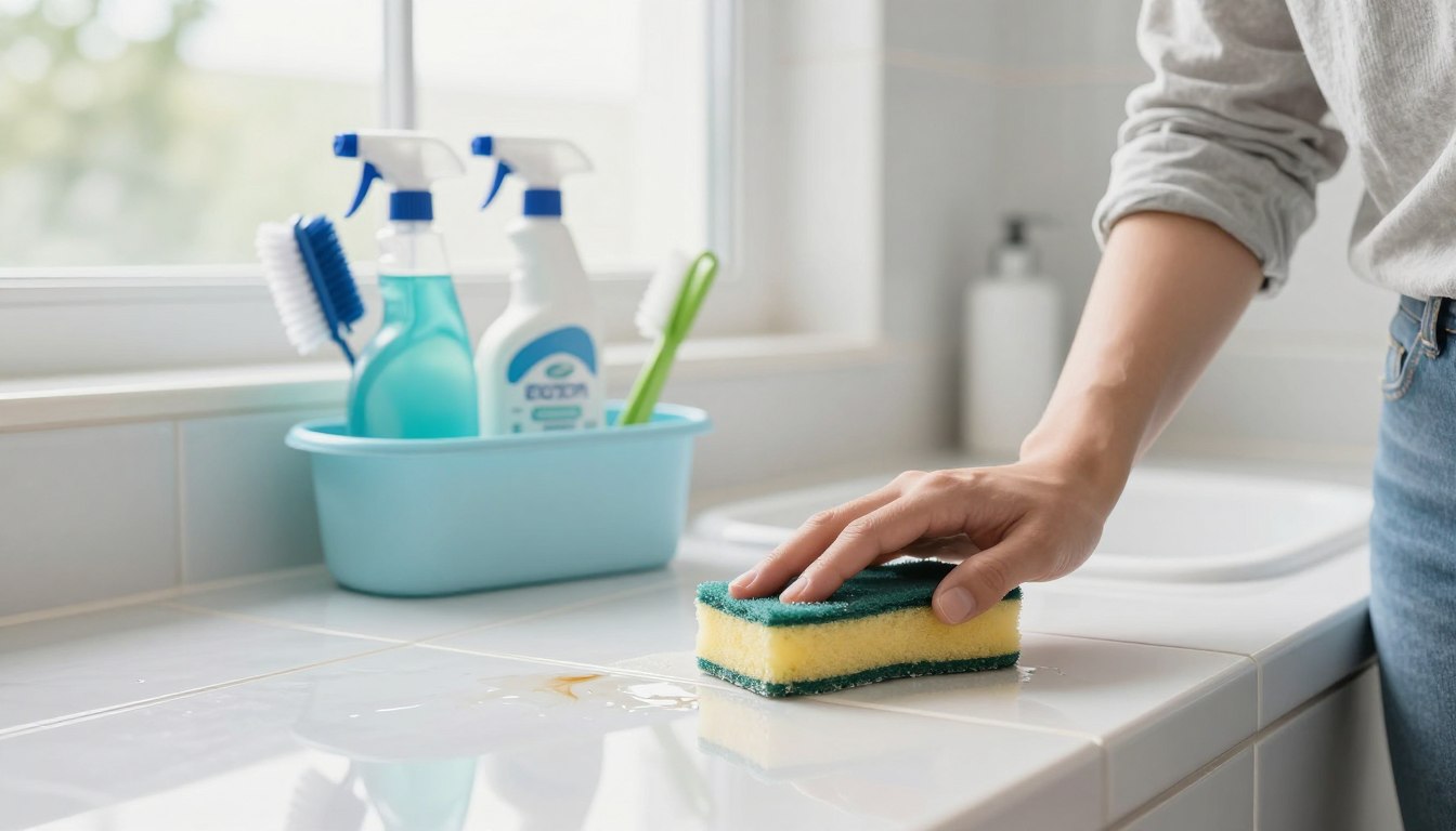 Czym myć płytki w łazience