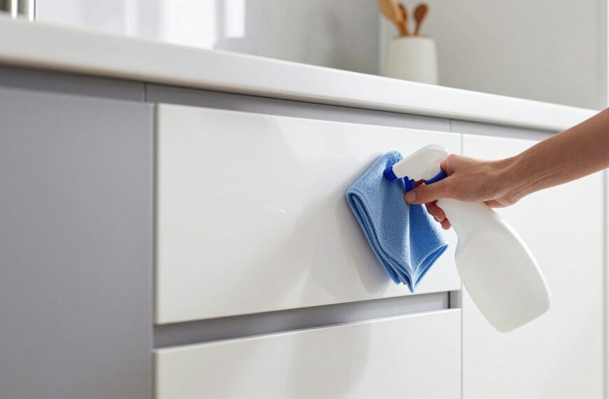 Czym myć szafki kuchenne z połyskiem