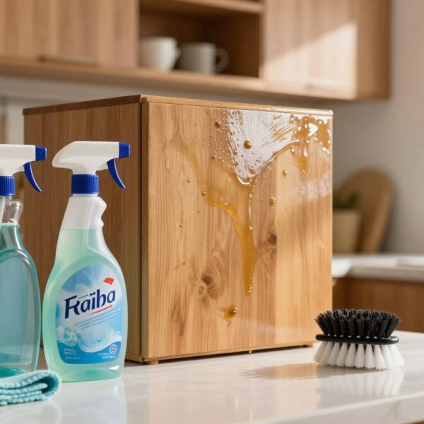 Czym myć szafki kuchenne z tłuszczu – skuteczne sposoby na lepki osad