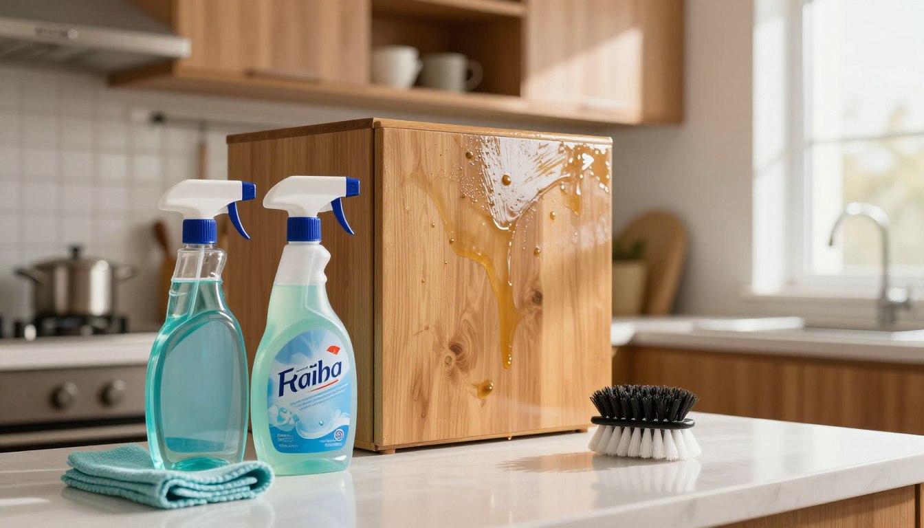 Czym myć szafki kuchenne z tłuszczu