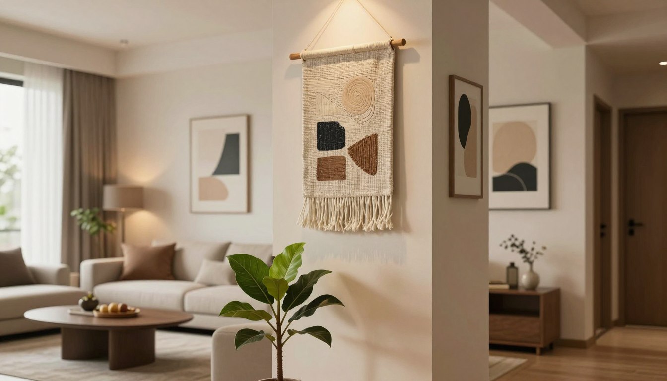 Czym ozdobić filar w salonie