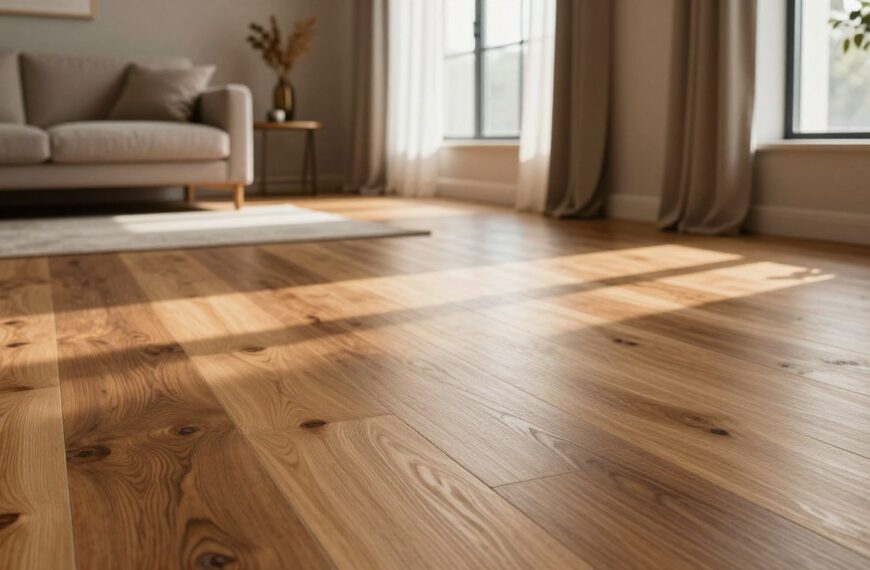 Dlaczego panele układa się prostopadle do okna