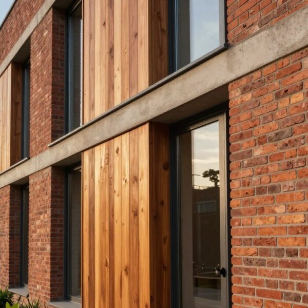Elewacja z cegły i drewna – nowoczesne połączenia, które robią świetne wrażenie