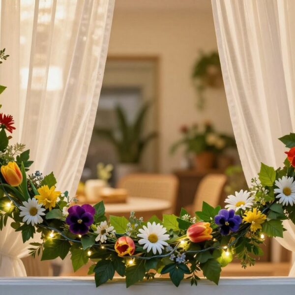 Girlanda na okno – pomysły na dekorację okna przez cały rok