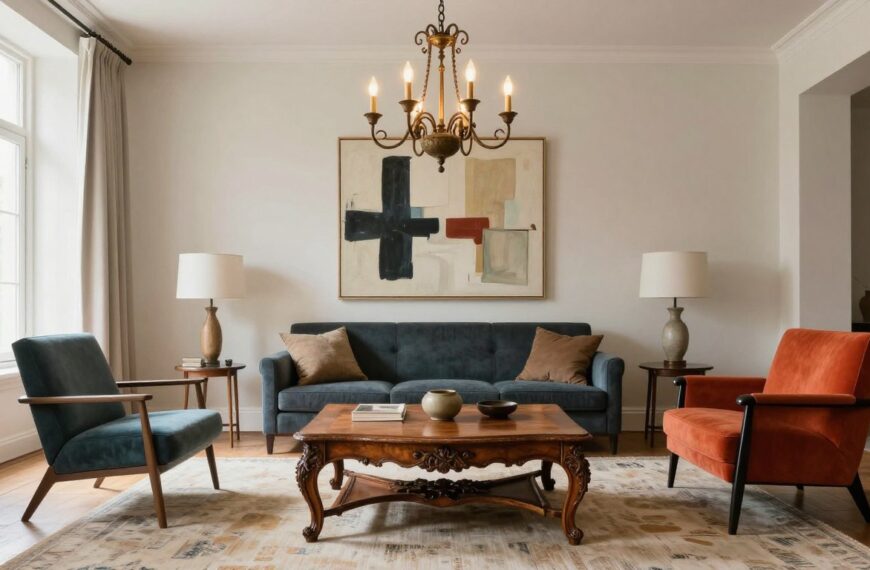 Jak połączyć antyki z nowoczesnymi meblami