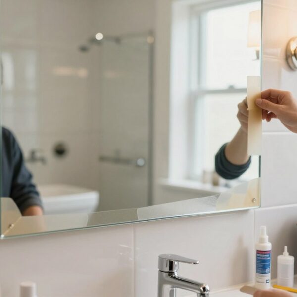 Jak przykleić lustro do płytek – bezpieczny montaż i dobór odpowiedniego kleju