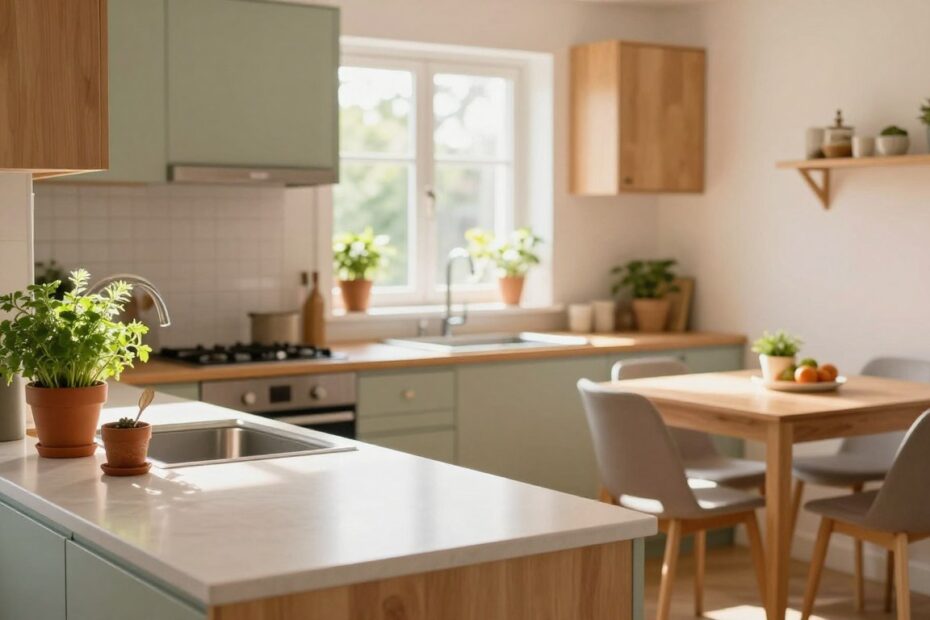 Jak urządzić małą kuchnię z oknem