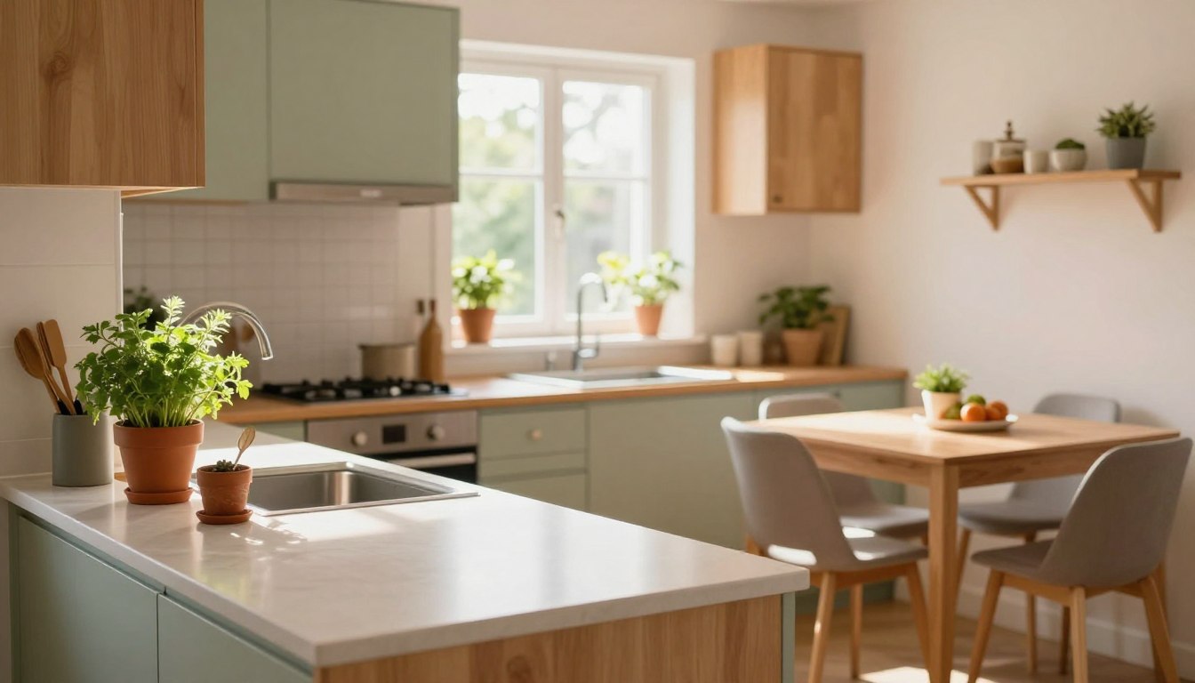 Jak urządzić małą kuchnię z oknem