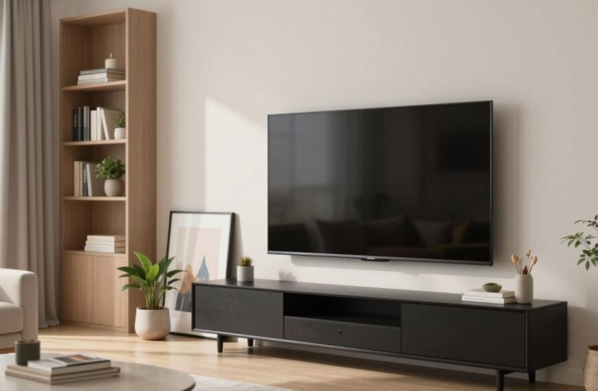 Jak wyeksponować telewizor na ścianie – pomysły na estetyczną i spójną aranżację