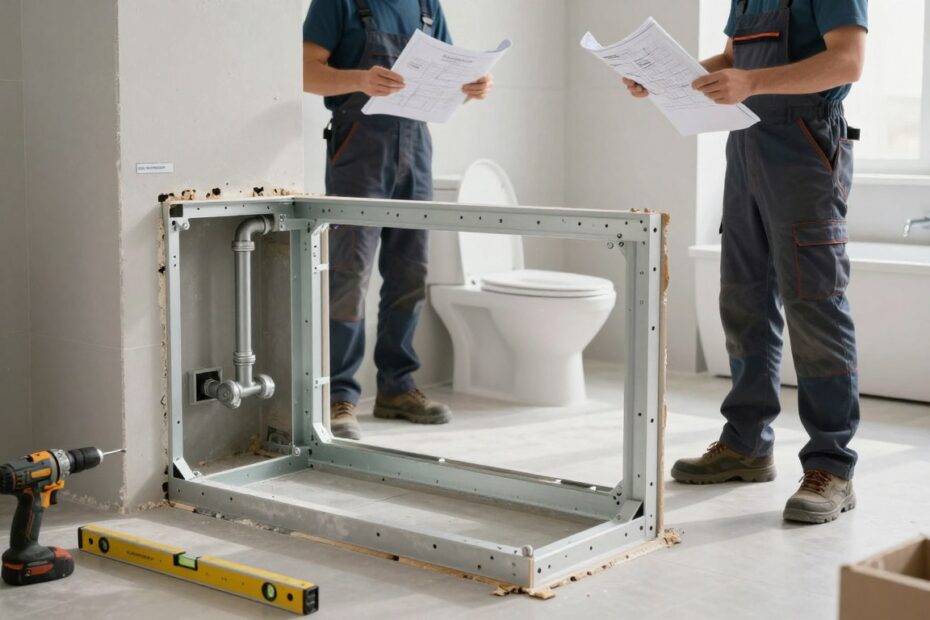 Jak zabudować stelaż WC