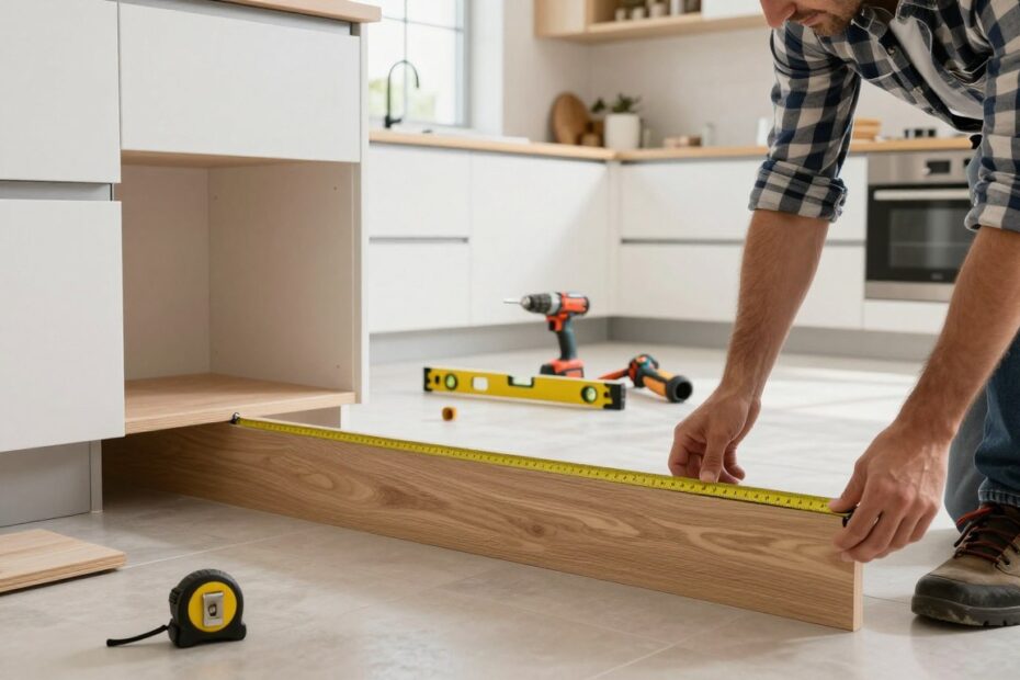 Jak zamontować cokół do mebli kuchennych