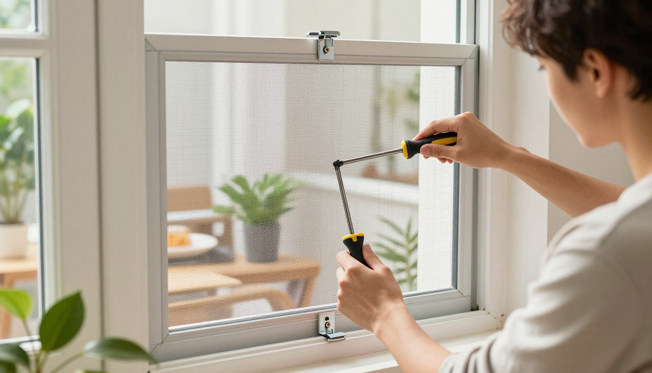 Jak zamontować moskitierę na okno
