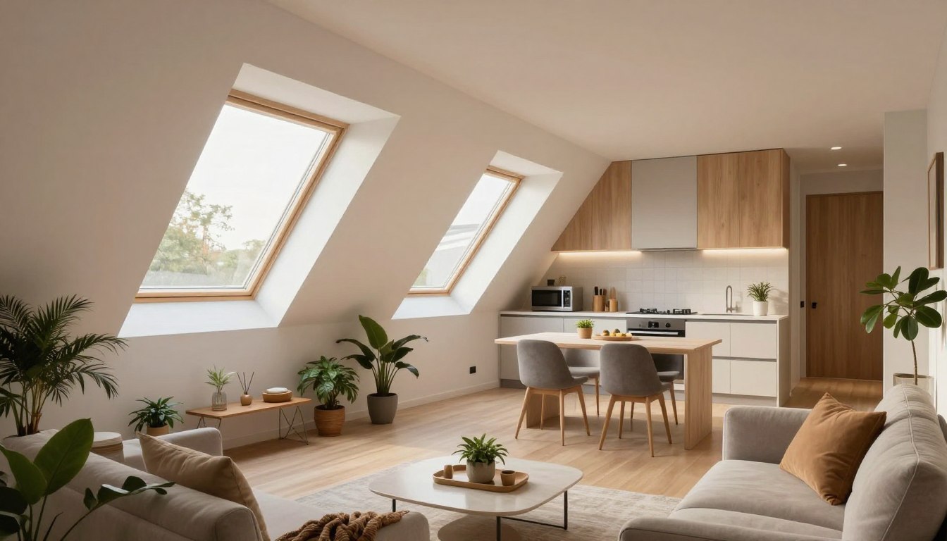 Jak zaplanować mieszkanie na poddaszu