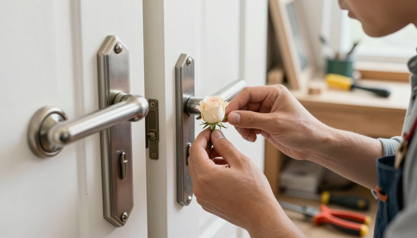 Jak zdjąć rozetę z klamki