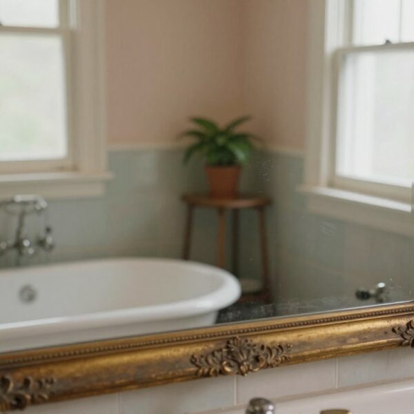 Lustro łazienkowe vintage – jak stworzyć klimat retro bez przesady