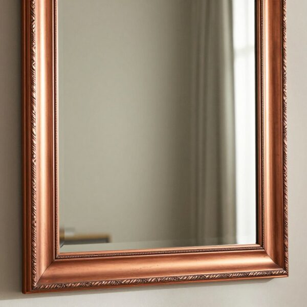 Lustro miedziana rama – elegancki detal do nowoczesnych i klasycznych wnętrz