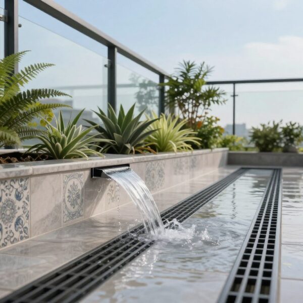 Odprowadzenie wody z balkonu