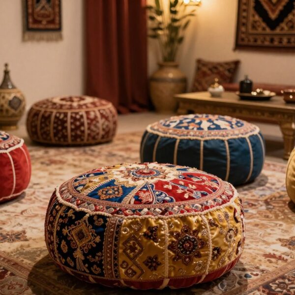 Pufy orientalne – jak wprowadzić egzotyczny klimat do wnętrza