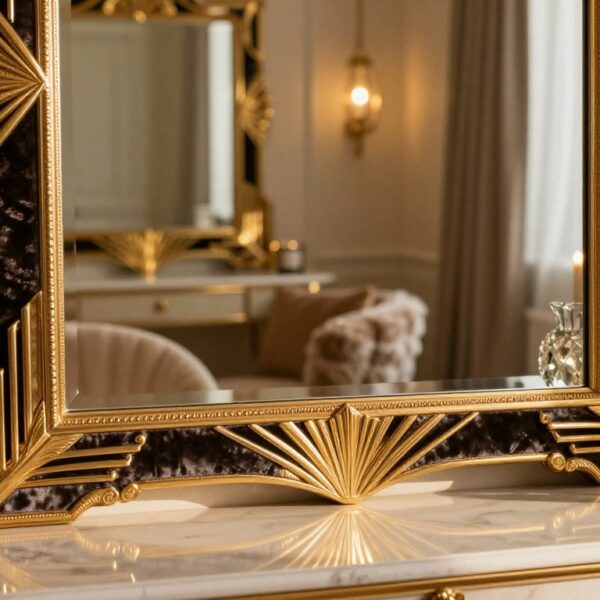 Rama do lustra glamour – inspiracje na efektowną oprawę lustra