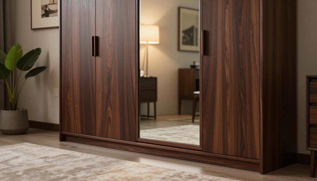 Szafa wenge z lustrem