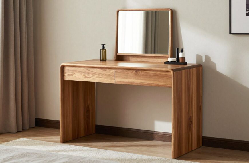 Toaletka z lustrem dąb artisan