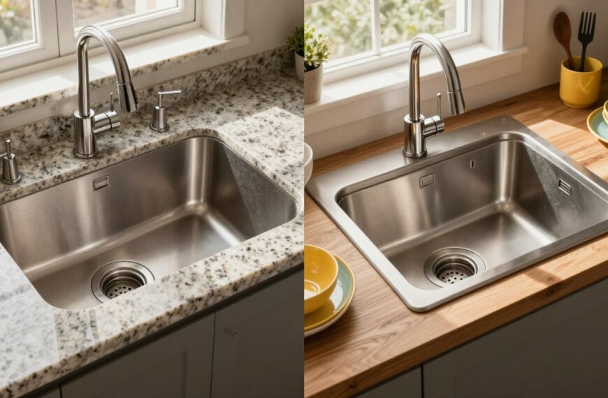 Zlew wpuszczany a nakładany