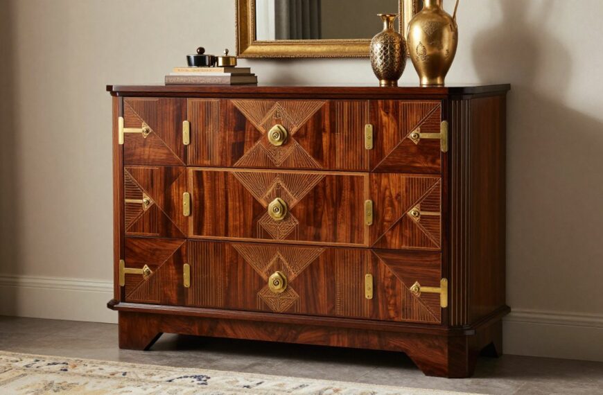 Komoda art déco — elegancki mebel z charakterem do stylowego wnętrza